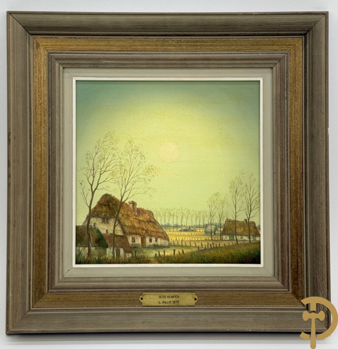 GILLIS Leopold van (G.L. gemonogrammeerd) 1975 gedateerd achteraan 