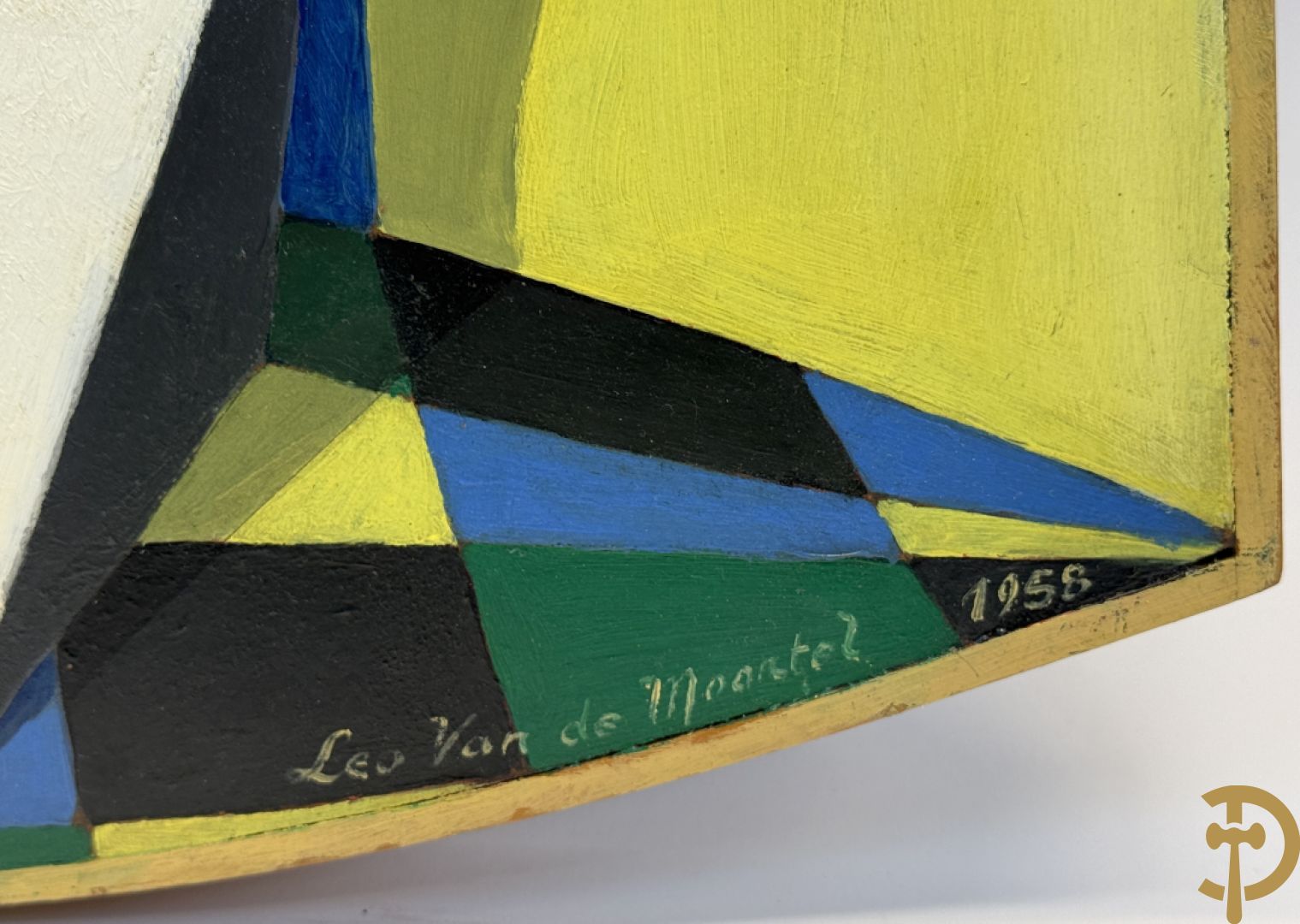 V. de MOORTEL Leo getekend 1958 