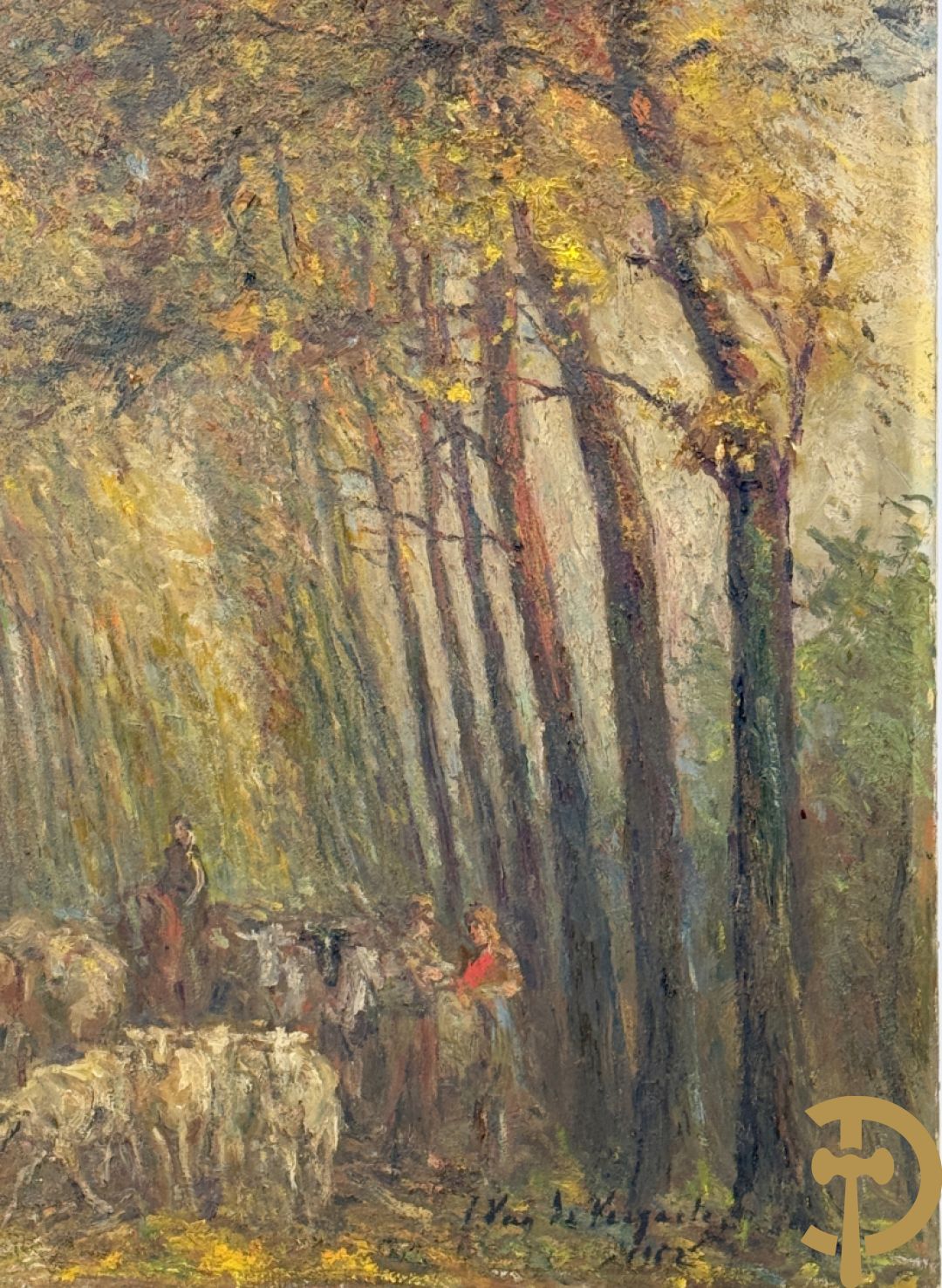 VAN DE VEEGAETE J. getekend 1952 