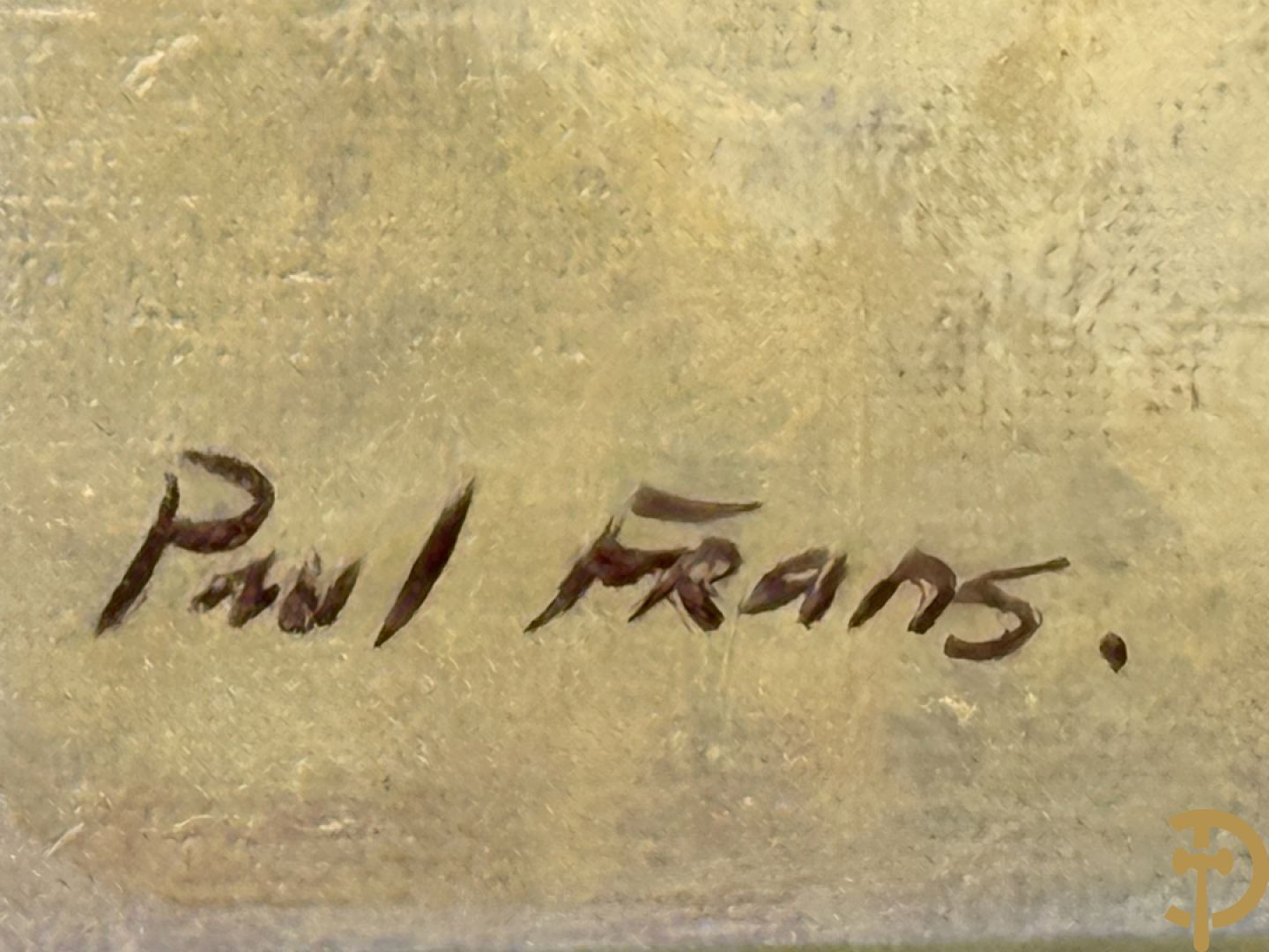 FRANS P. getekend (Paul) 