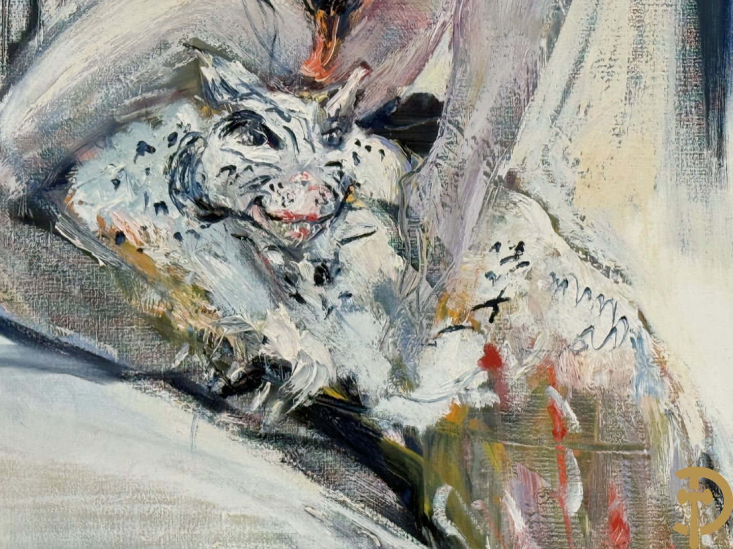 BOUTTENS Philippe getekend verso en gedateerd 2002 