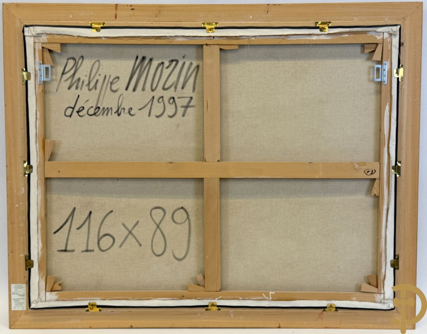 MORIN P.H. getekend (Philippe) december 1997 verso 