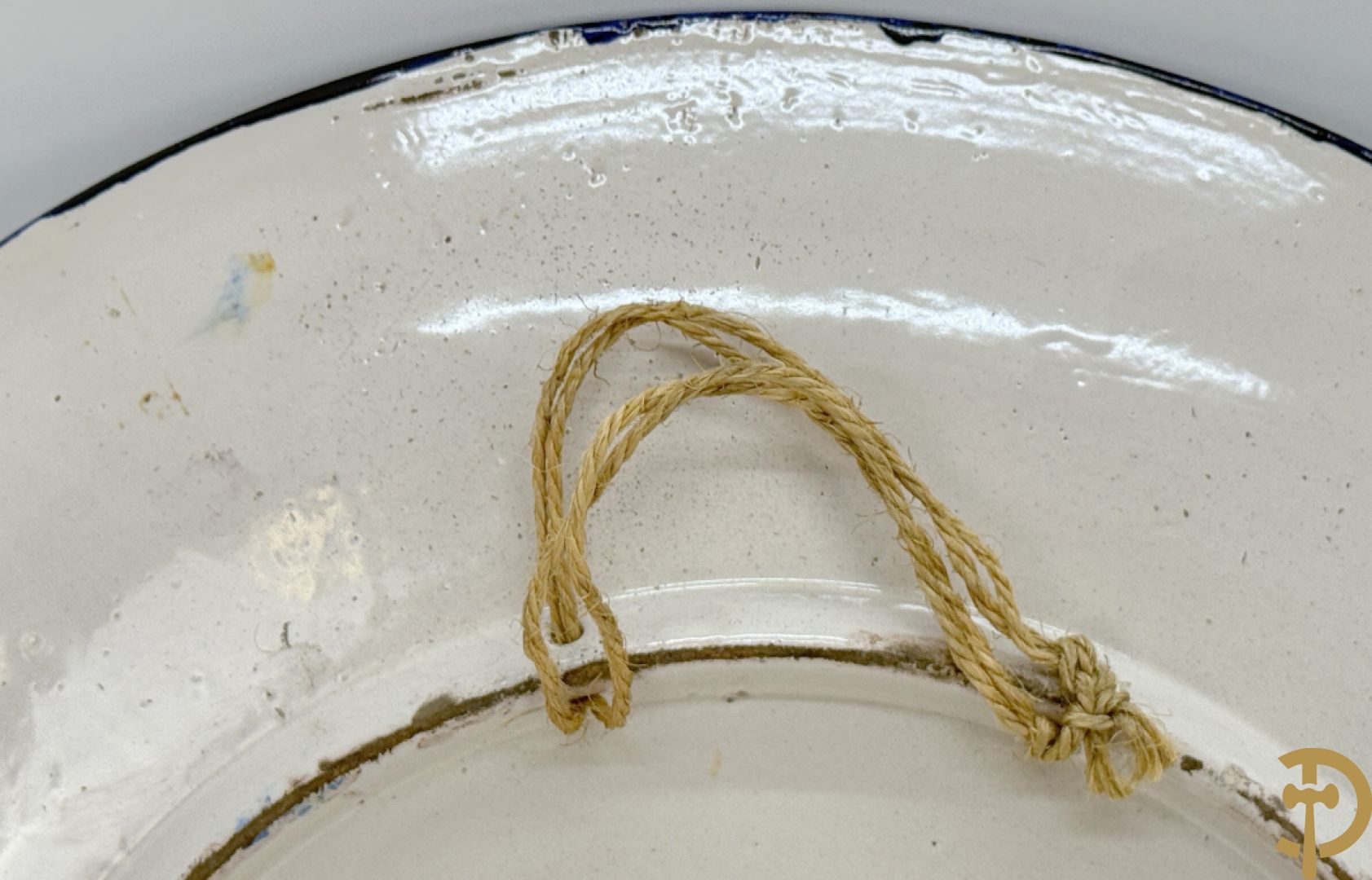 Ronde Italiaanse schotel met portret van Filippi Detto Botticelli