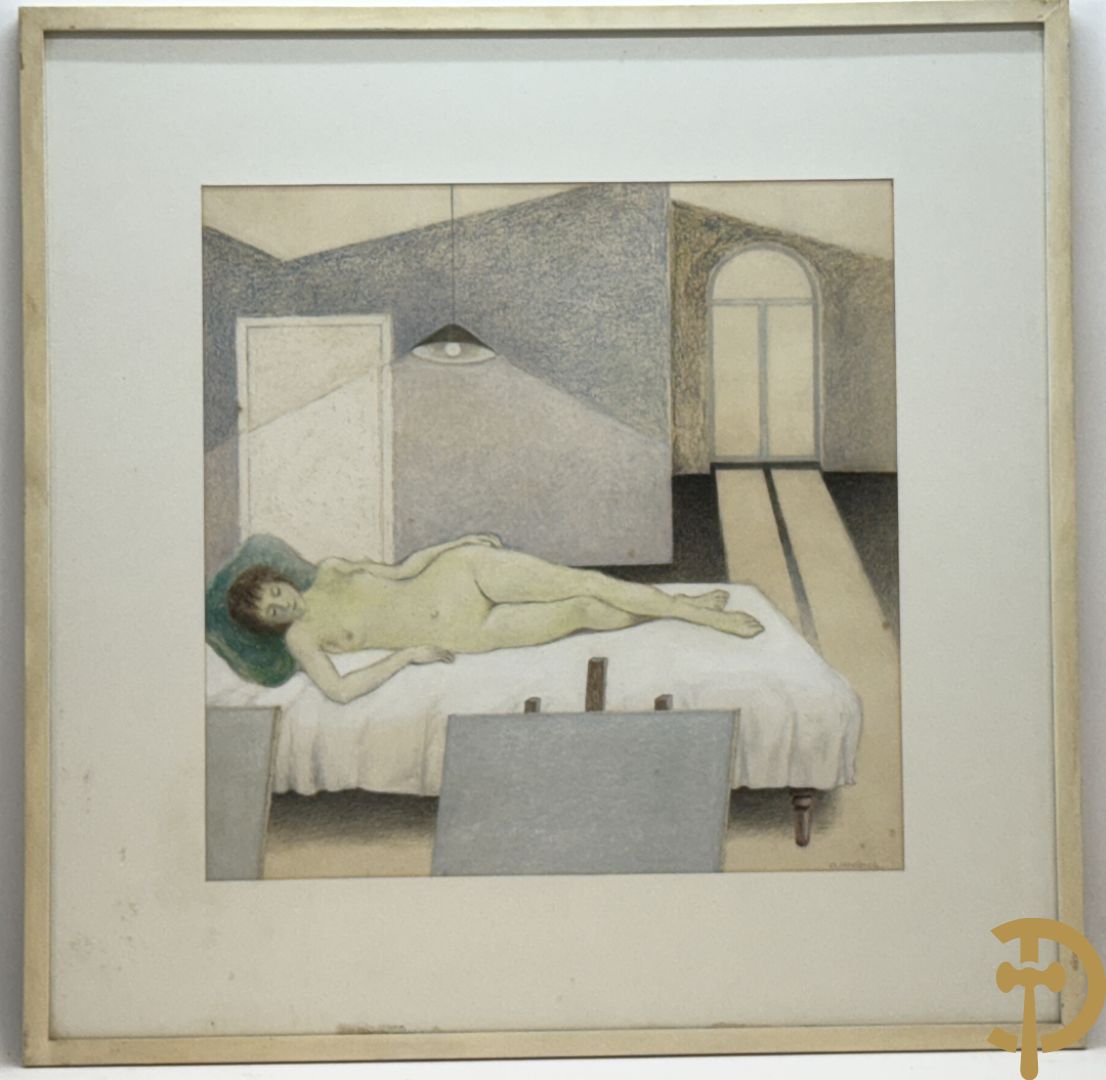 DECLERCK A. getekend (Antoon) 'Kijken naar 