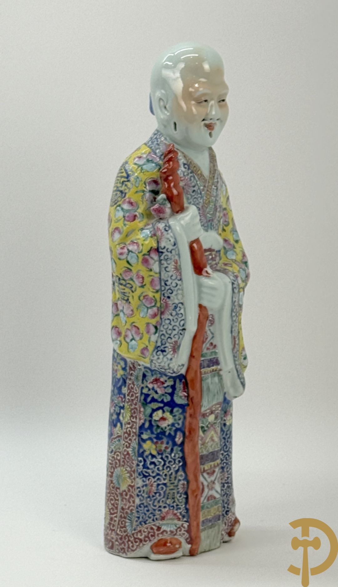 Chinese porseleinen handgekleurde wijsgeer