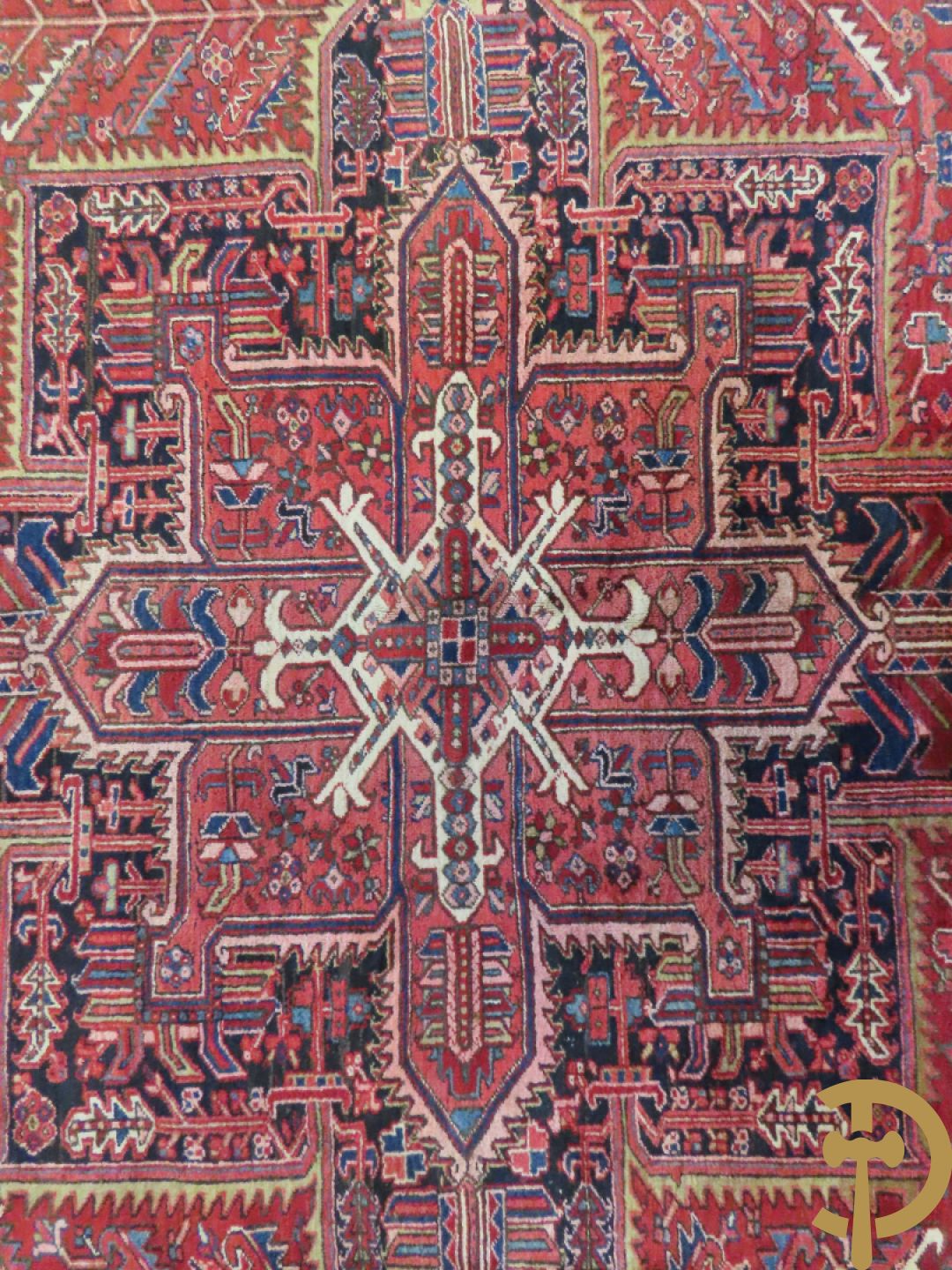 Oosters handgeknoopt tapijt Heriz