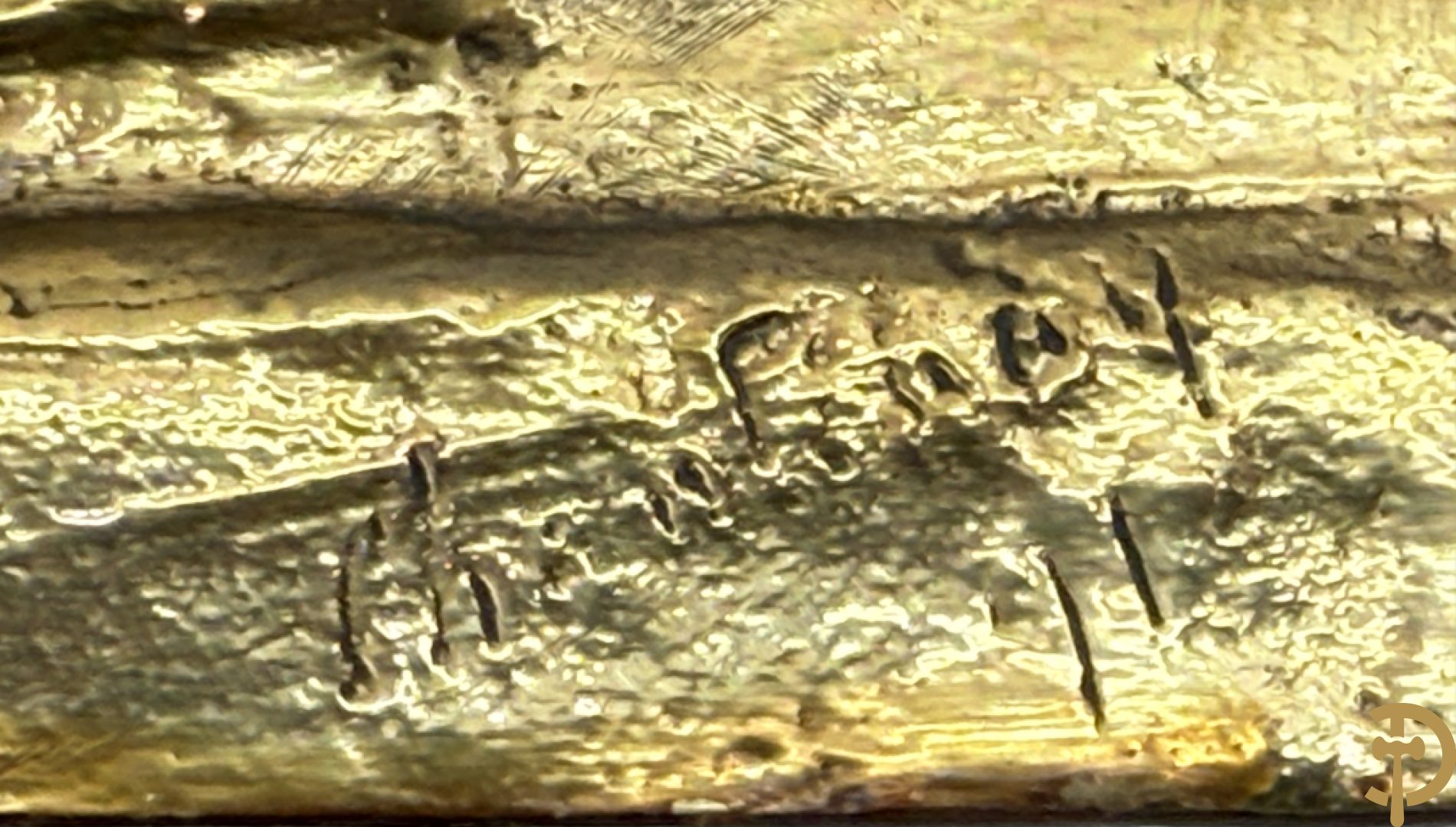 CHANTIGAY ? getekend rechts onder 