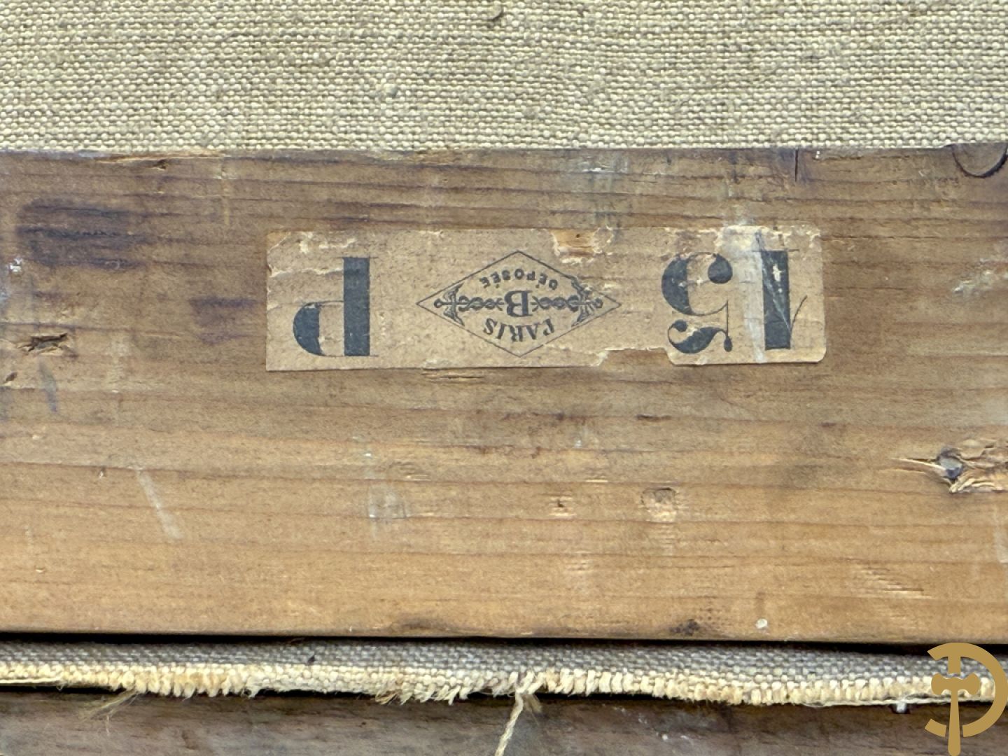 CAHON E. getekend Avril 1863 