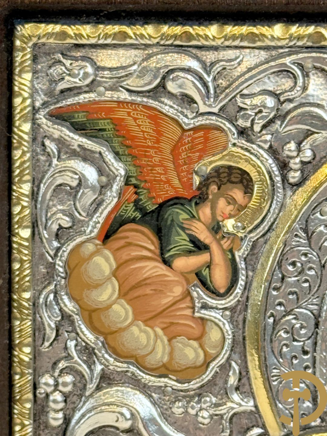 Ikoon met zilveren rizza 