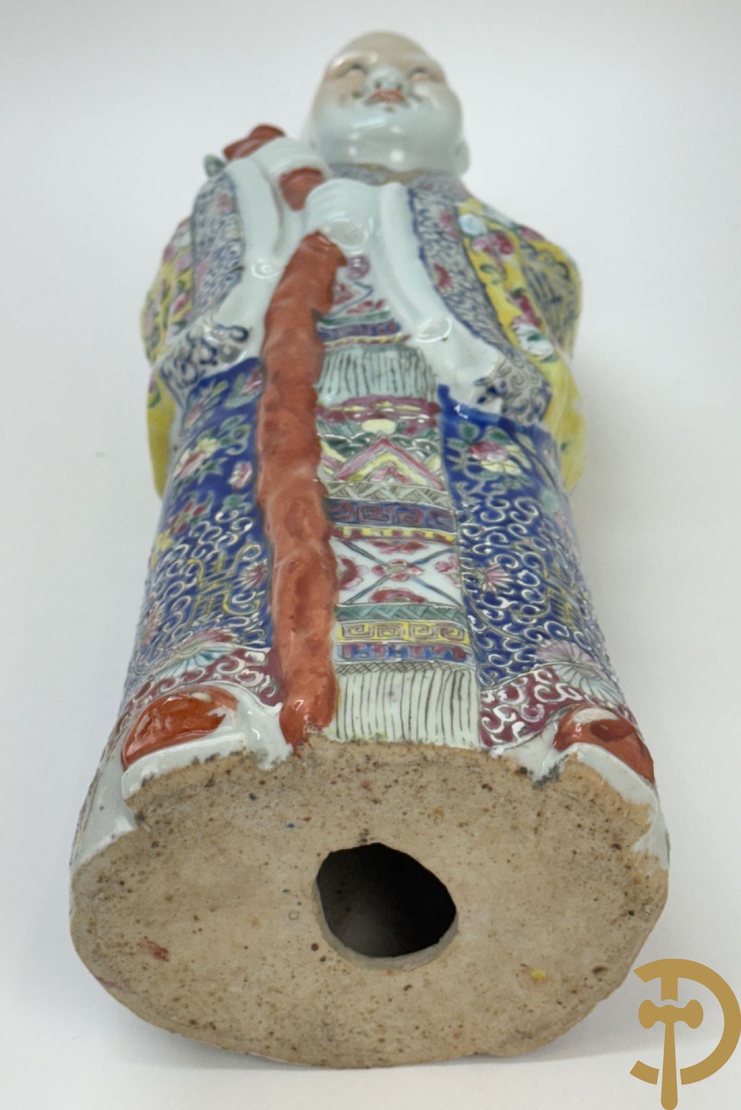 Chinese porseleinen handgekleurde wijsgeer