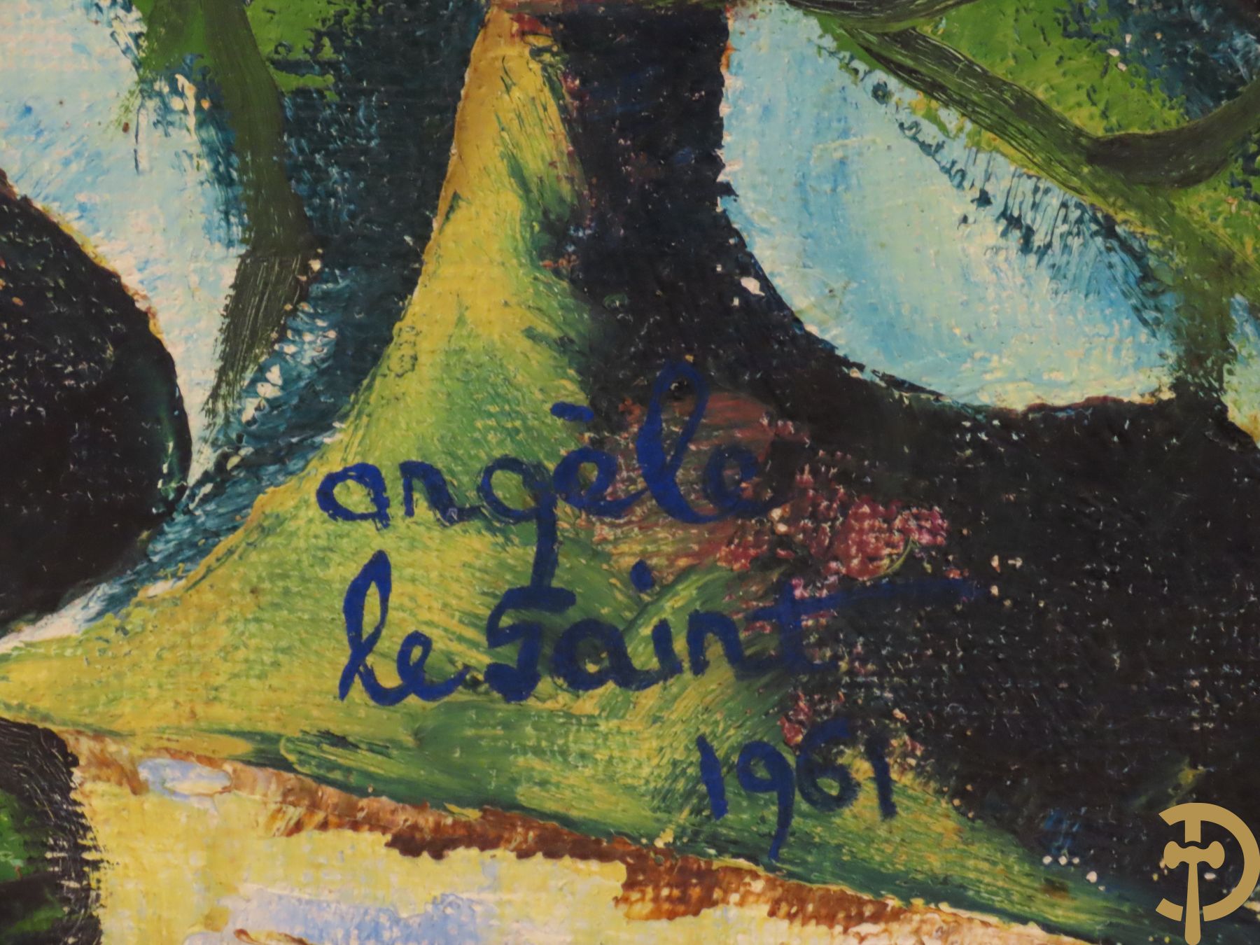 LESAINT Angèle getekend 1961 