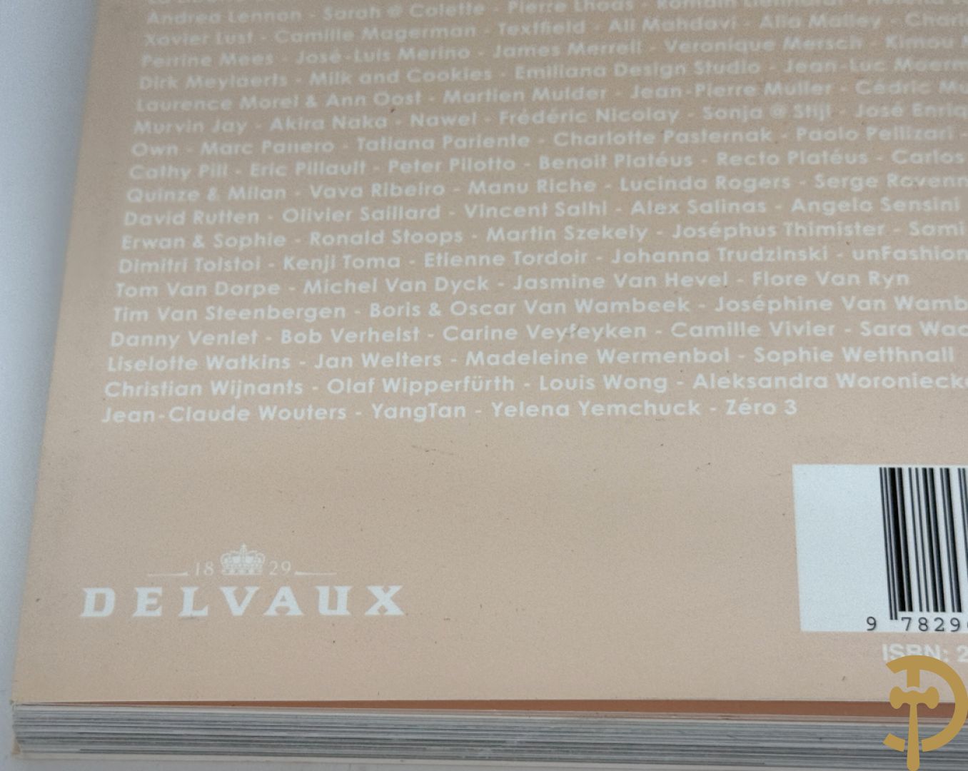 Bruine en zwart lederen handtas Delvaux + boek van Delvaux met documentatie