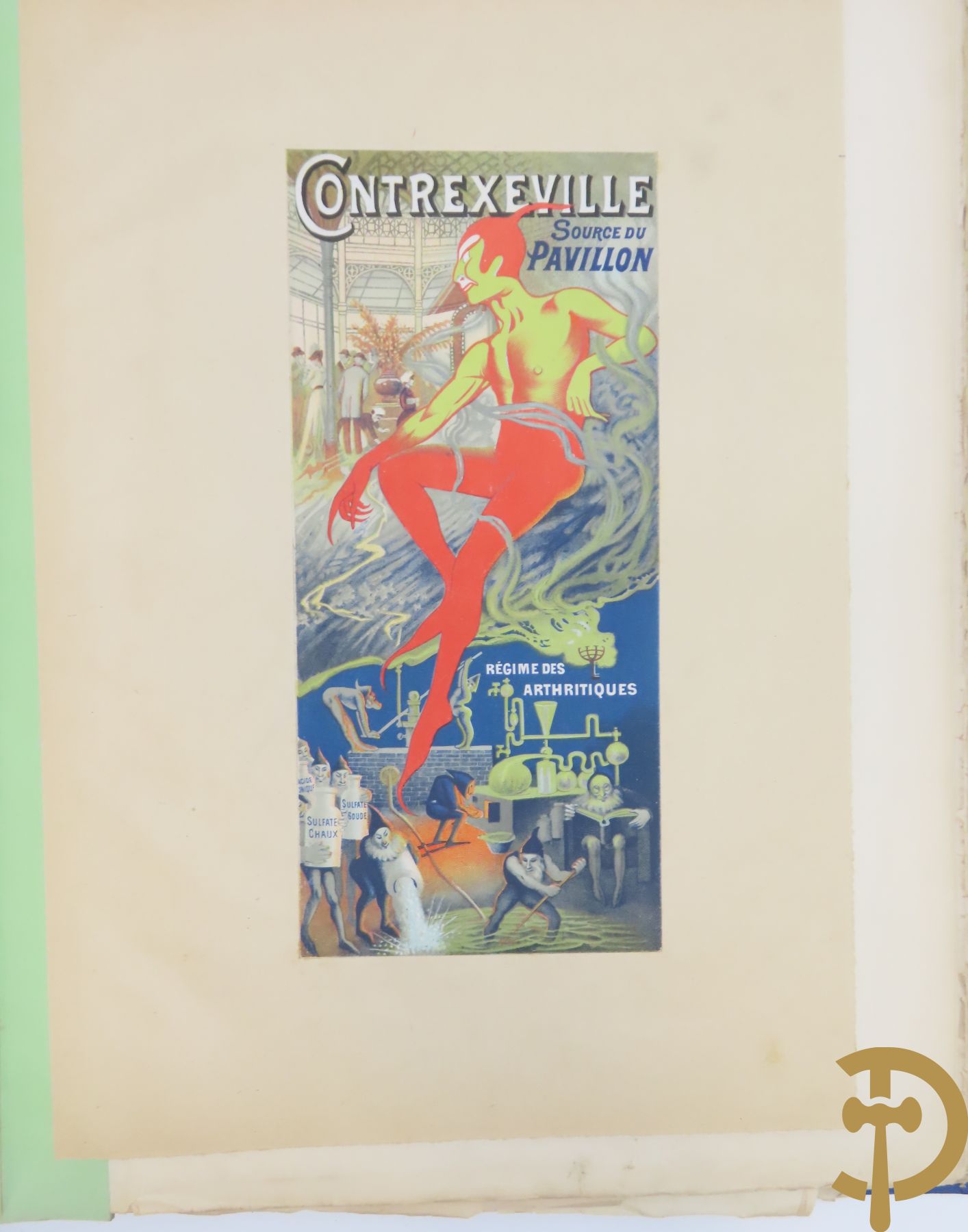 Verzamelmap met +/-30 Art Nouveau chromolitho