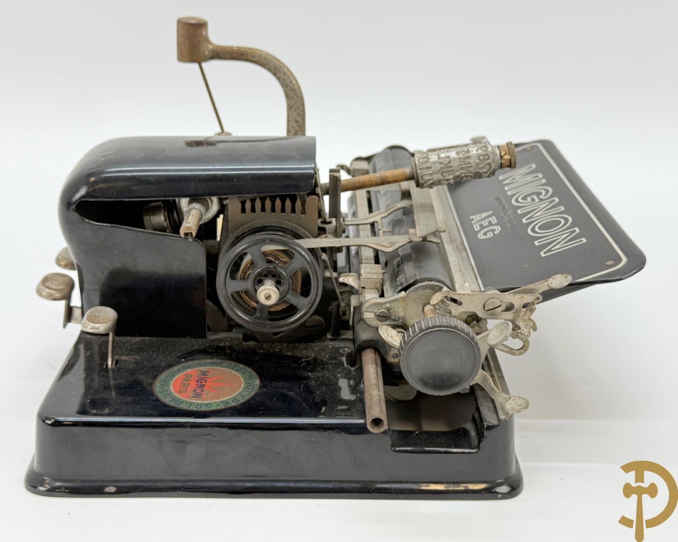 Typmachine uit de jaren 1920 / 30, Mignon model 4 AEG Technotype