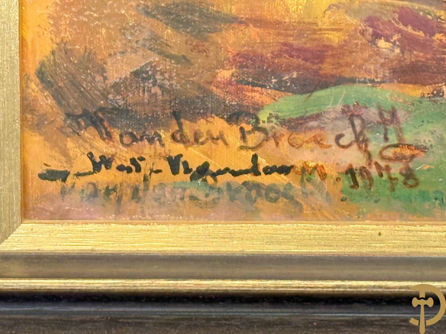 VAN DEN BROECK J. getekend 1970 