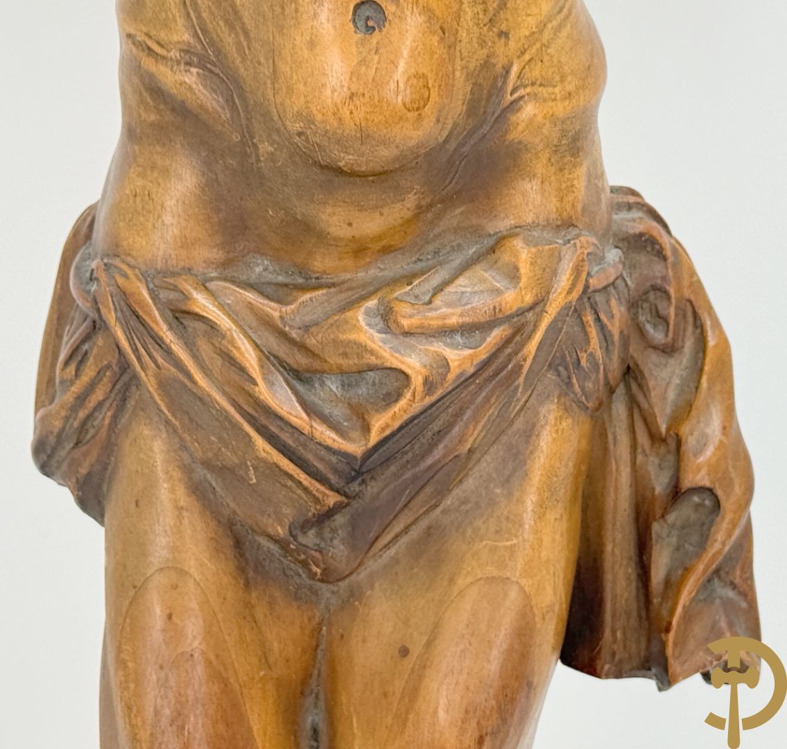 Gesculpteerde houten Jansenistische corpus