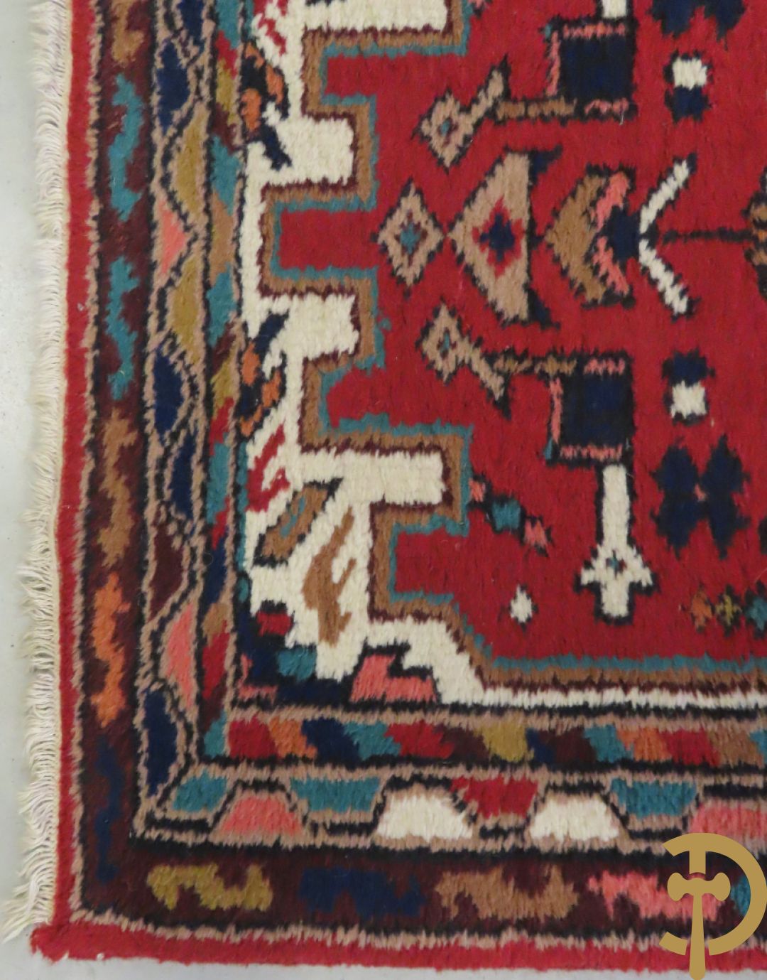 Drie oosterse handgeknoopte tapijten (2 Bouchara en 1 Hamadan)