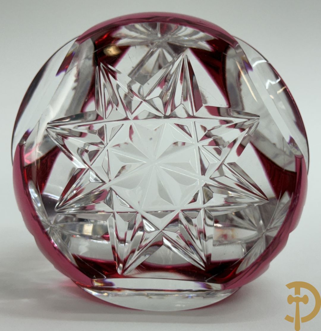 Twee presse papiers van Cristallerie d