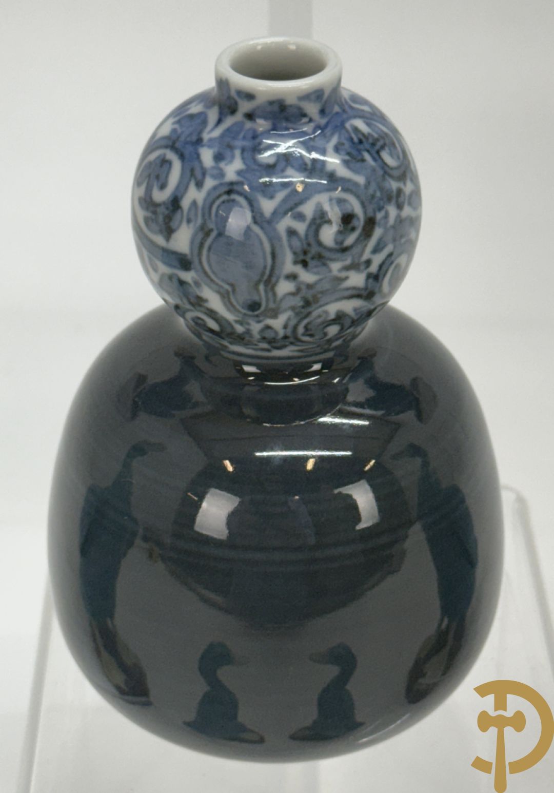 Vier paar porseleinen eenden + vaasje