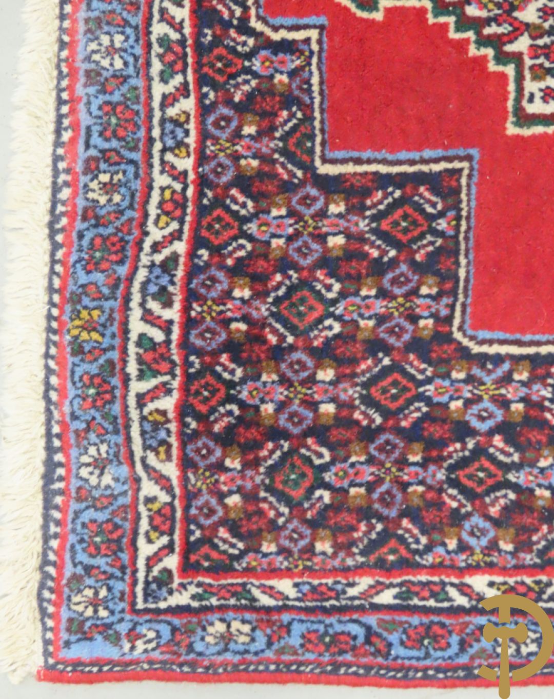 Vijf oosterse handgeknoopte tapijten