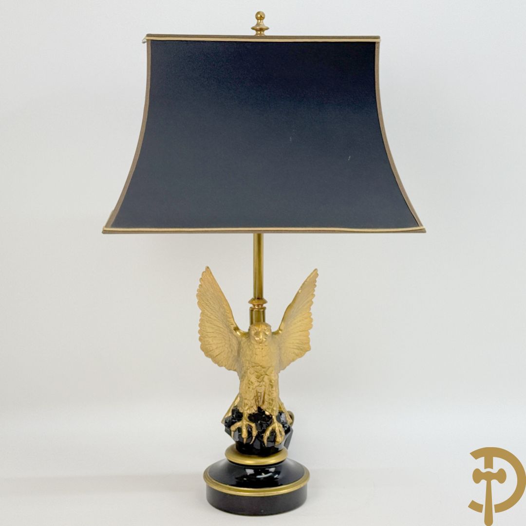 Vintage lampadaire met adelaar, Deknudt