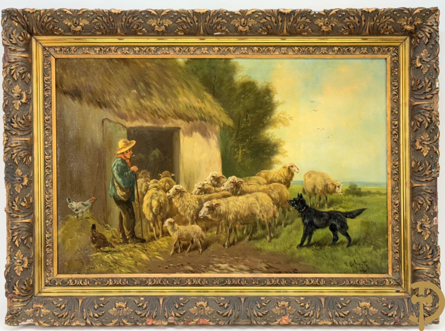 SCHOUTEN P. getekend 