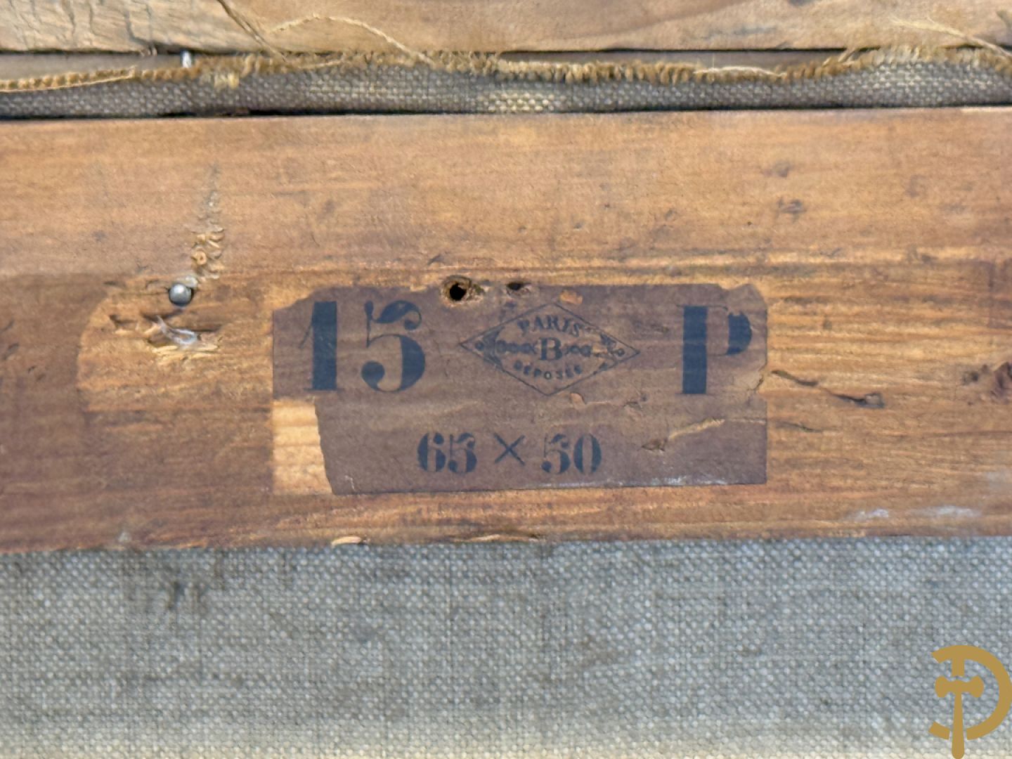 CAHON E. getekend Avril 1863 