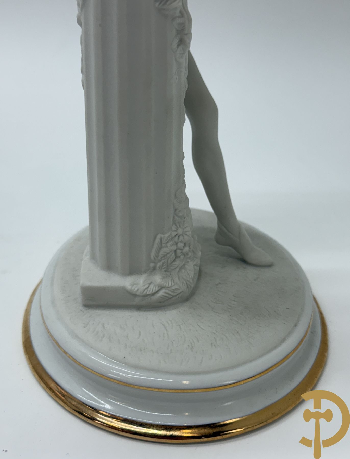 Paar porseleinen kandelaars van Franklin Mint 1986 uit de Romeo & Julia collection