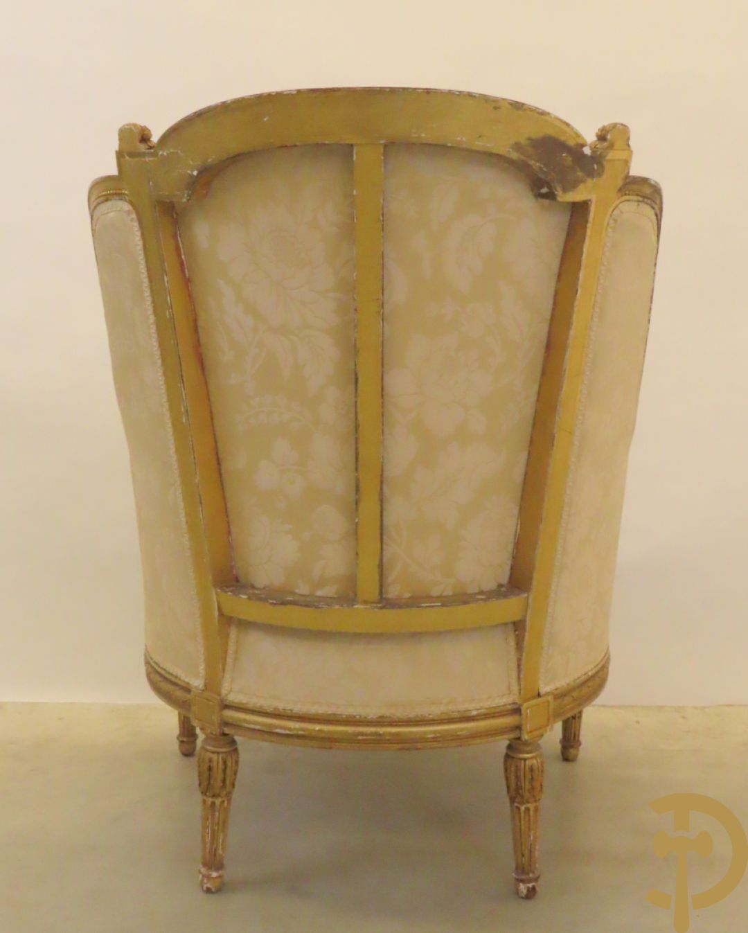 Vergulde Louis XVI armzetel met accanthusranken