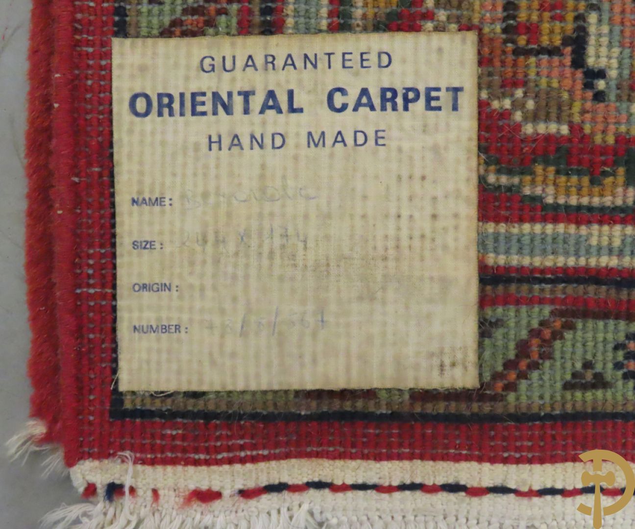 Oosters handgeknoopt tapijt Hamadan