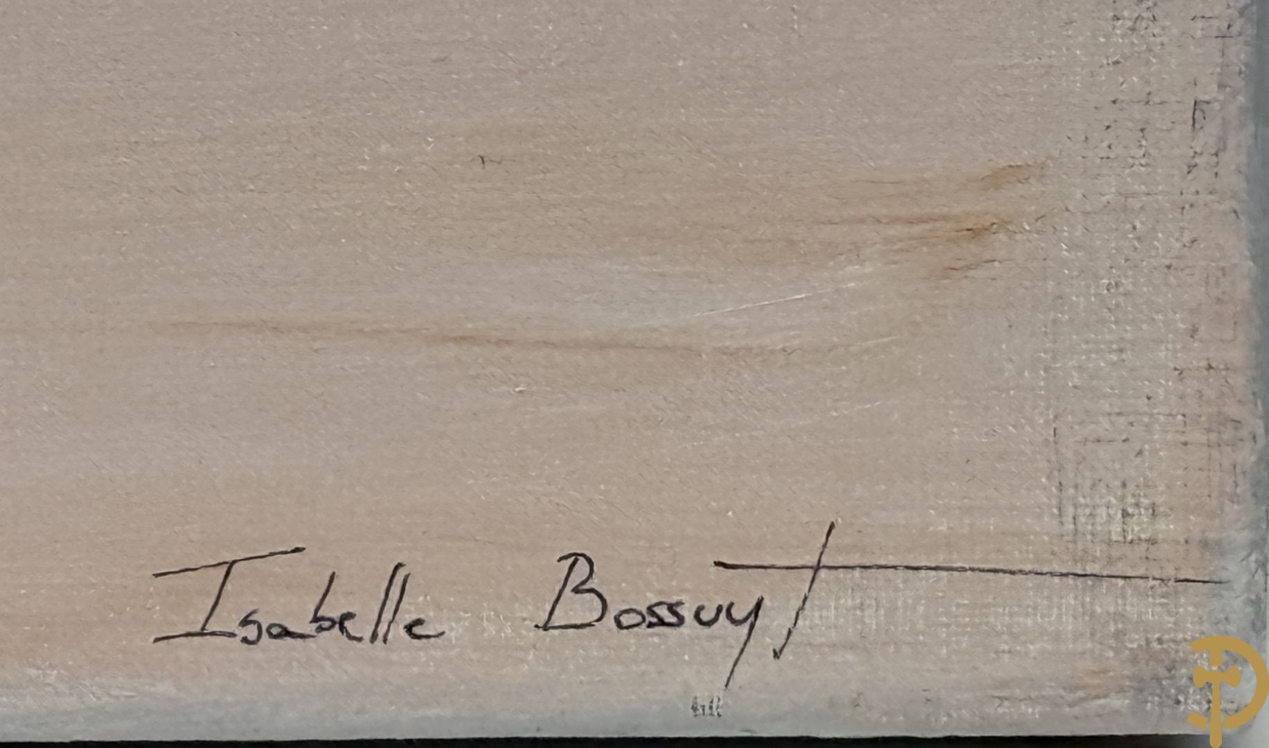 BOSSUYT Isabelle getekend en verso gedateerd 01/08/2017 