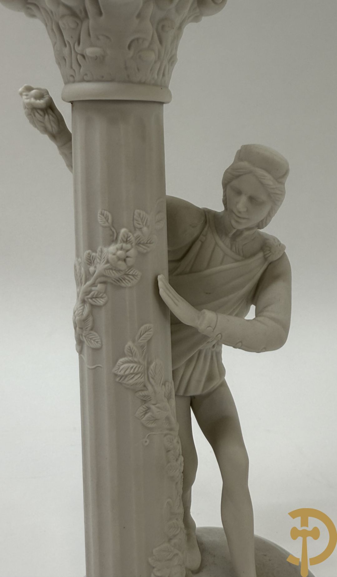 Paar porseleinen kandelaars van Franklin Mint 1986 uit de Romeo & Julia collection