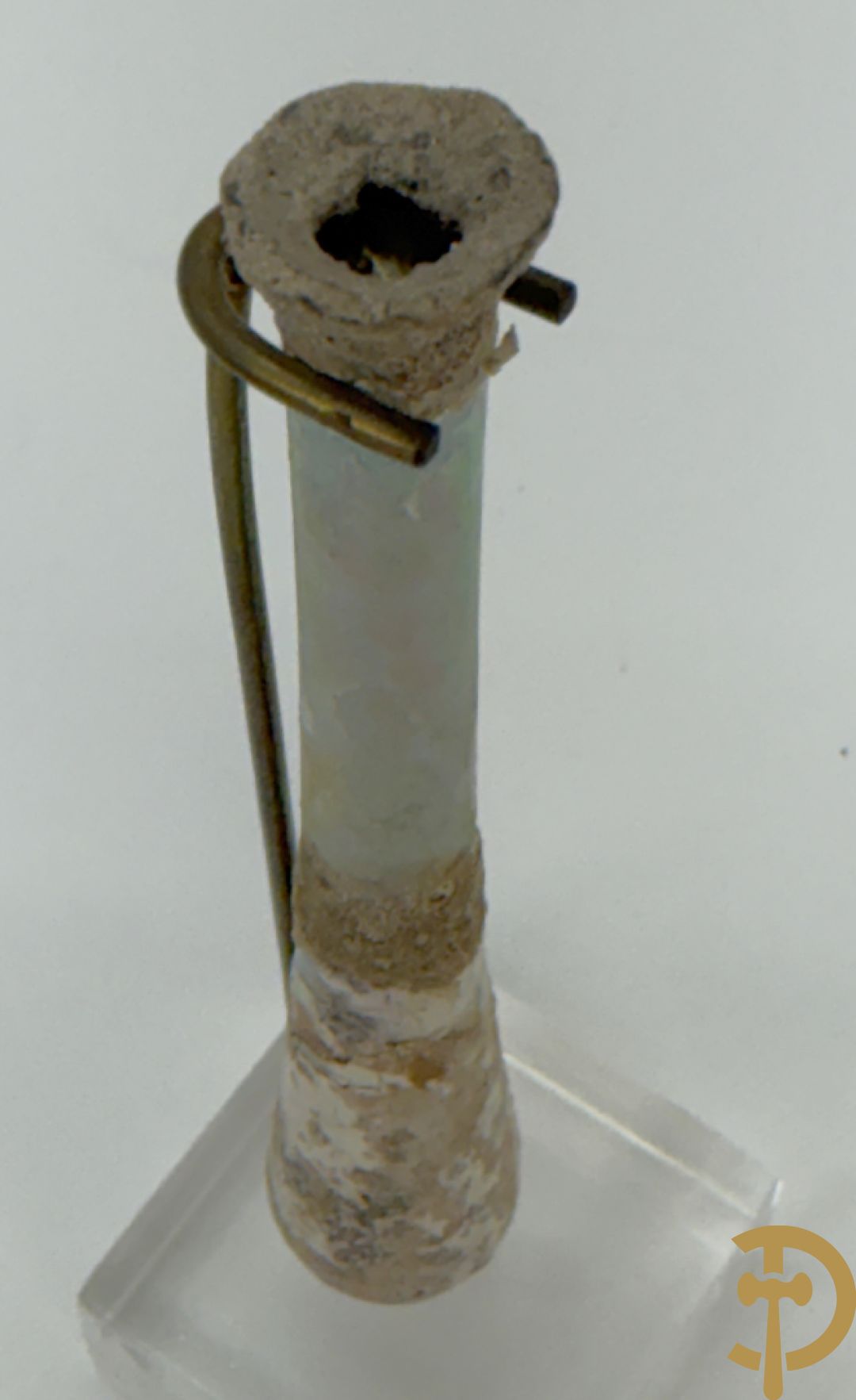 Drie antieke Romeinse glazen flesjes