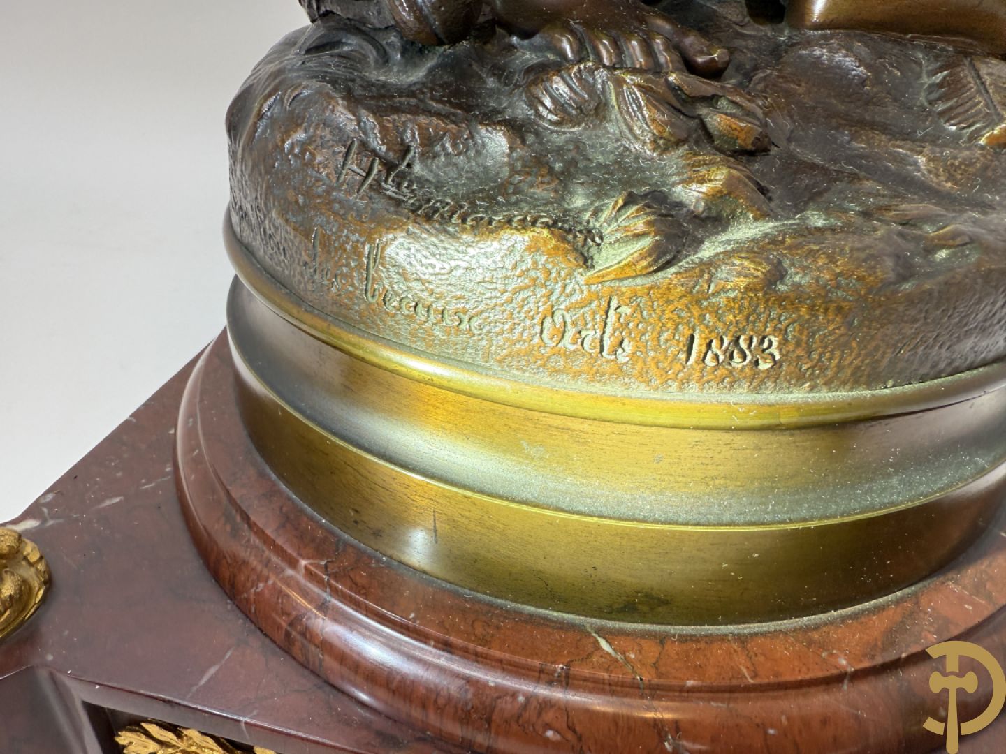 MOREAU Hte. getekend Exposition des Beaux-Arts 1883 