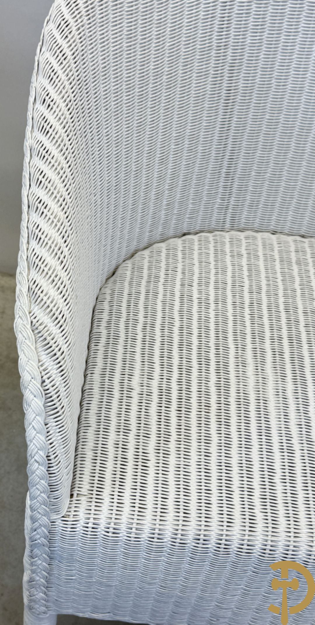 Vier gevlochten Lloyd Loom armzetels van Vincent Sheppard