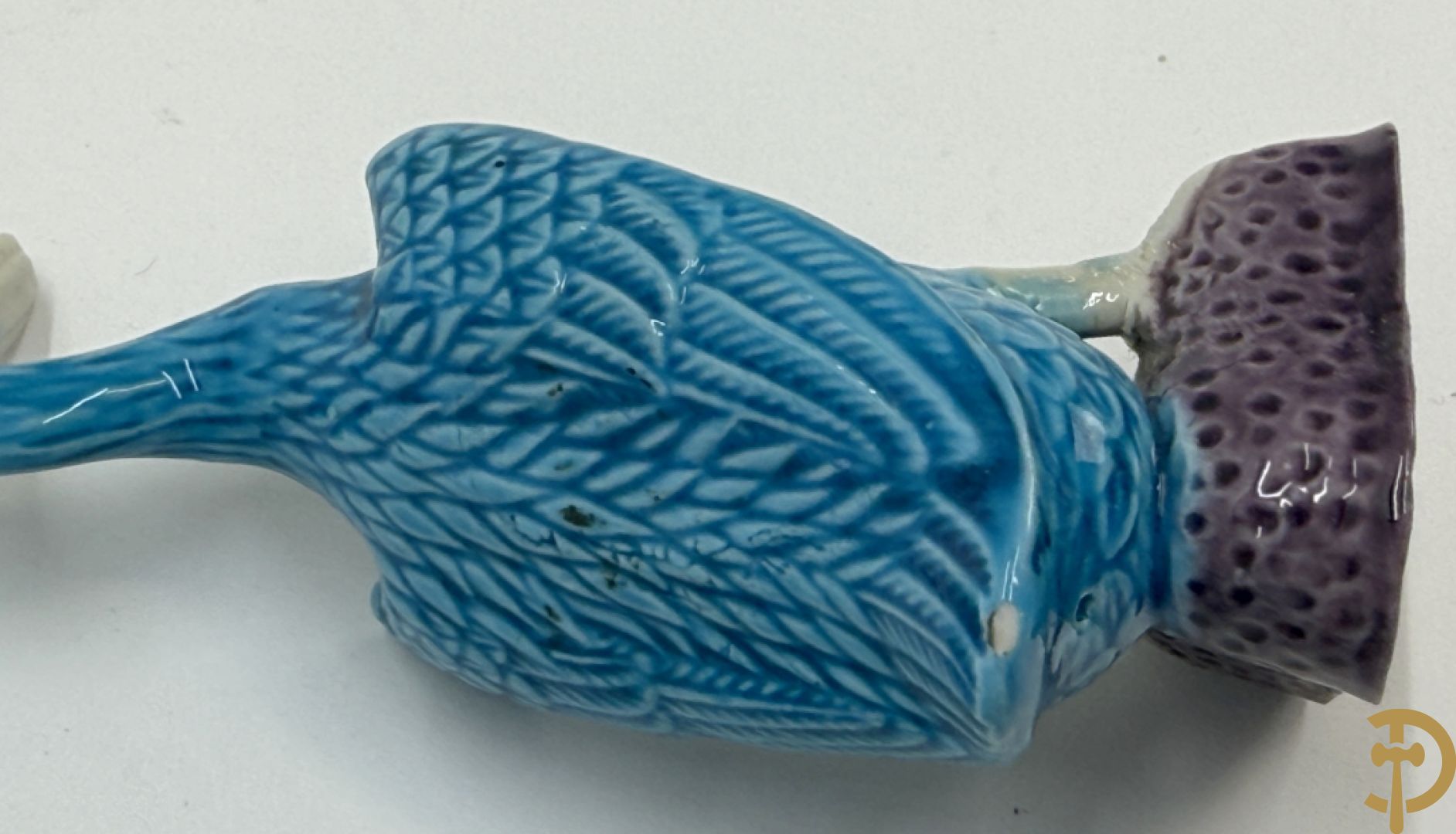 Vier paar porseleinen eenden + vaasje