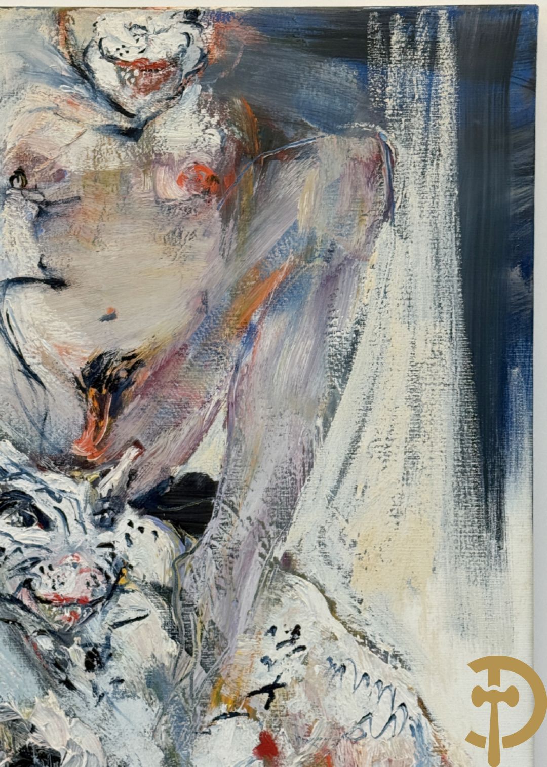 BOUTTENS Philippe getekend verso en gedateerd 2002 