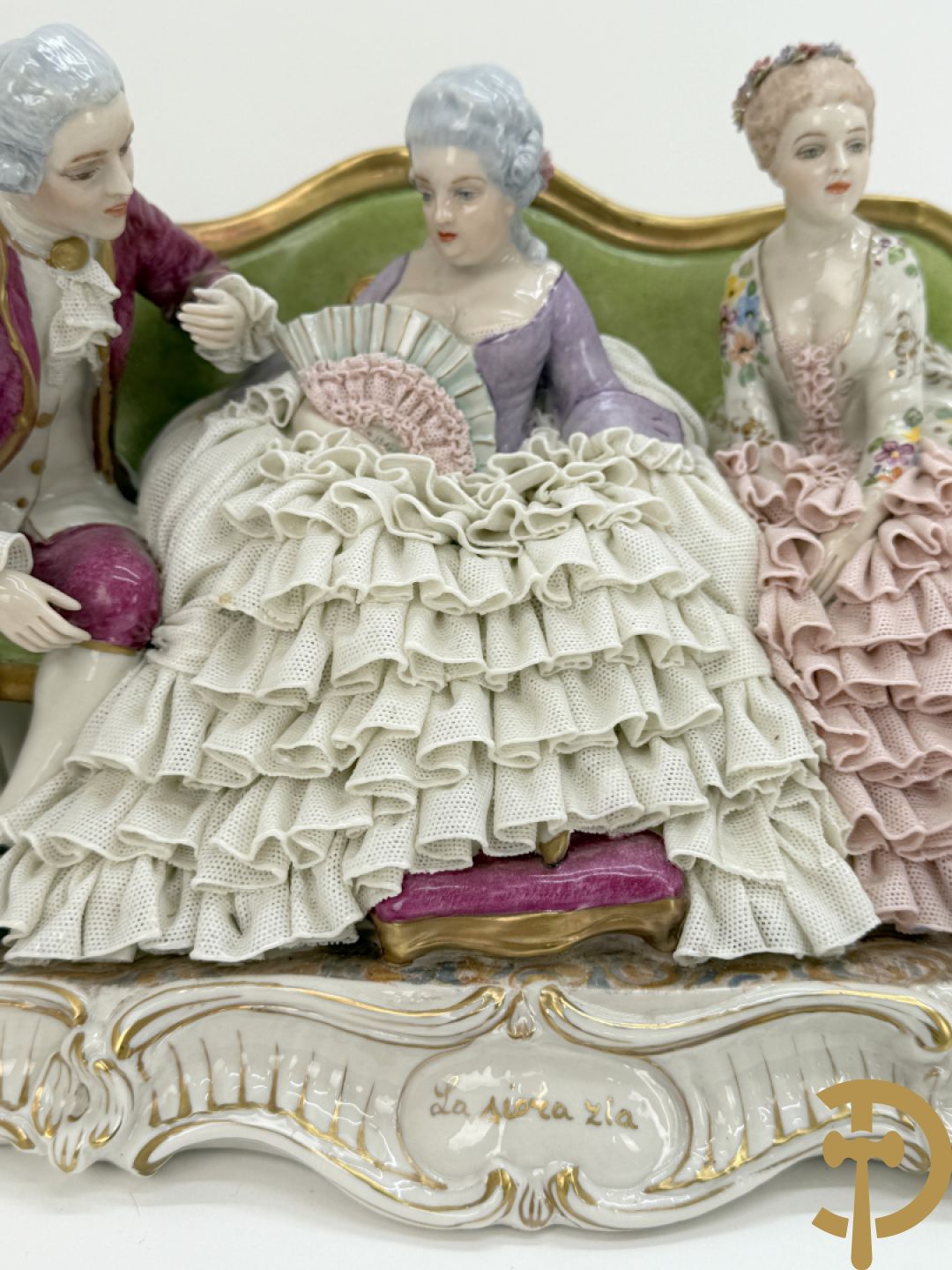 Italiaanse porseleinen groep 