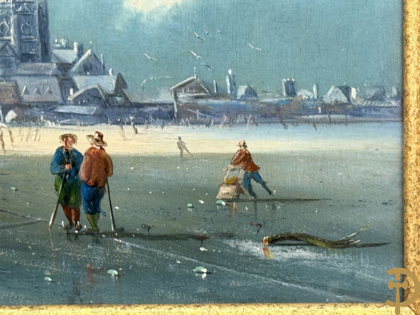 Onleesbaar getekend links onder (Ron...) 