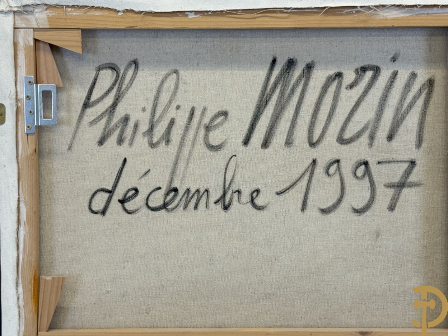 MORIN P.H. getekend (Philippe) december 1997 verso 