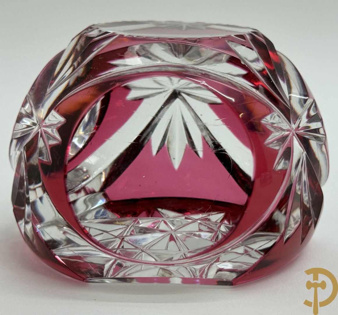 Twee presse papiers van Cristallerie d