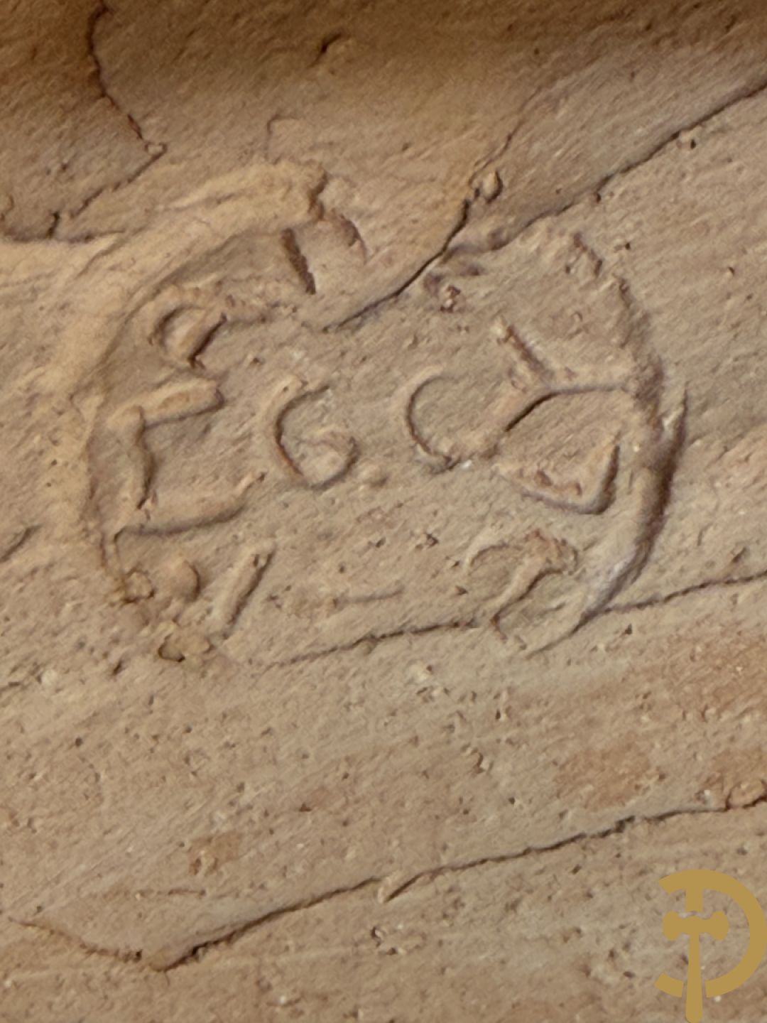 Keramieken luipaard, onderaan gestempeld Made in Italy