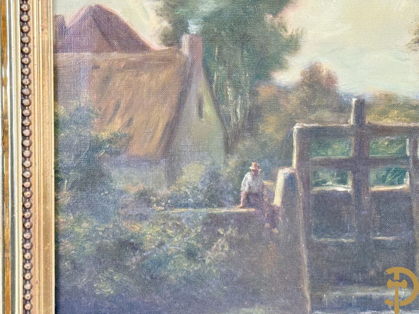 CATY getekend Geanimeerd zicht op watermolen