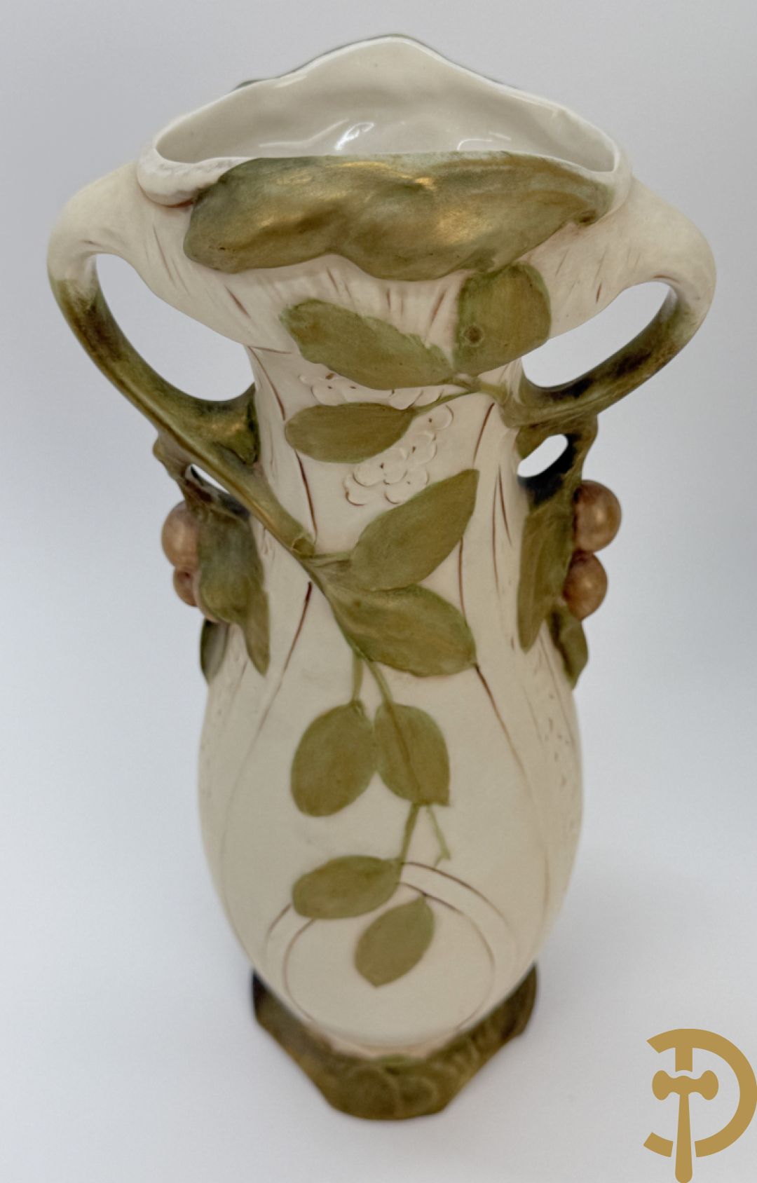 Paar Royal Dux Art Nouveau vazen, nr. 5496