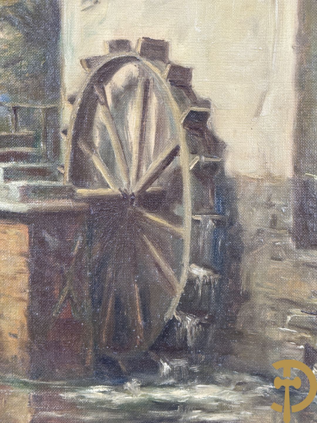 CATY getekend Geanimeerd zicht op watermolen