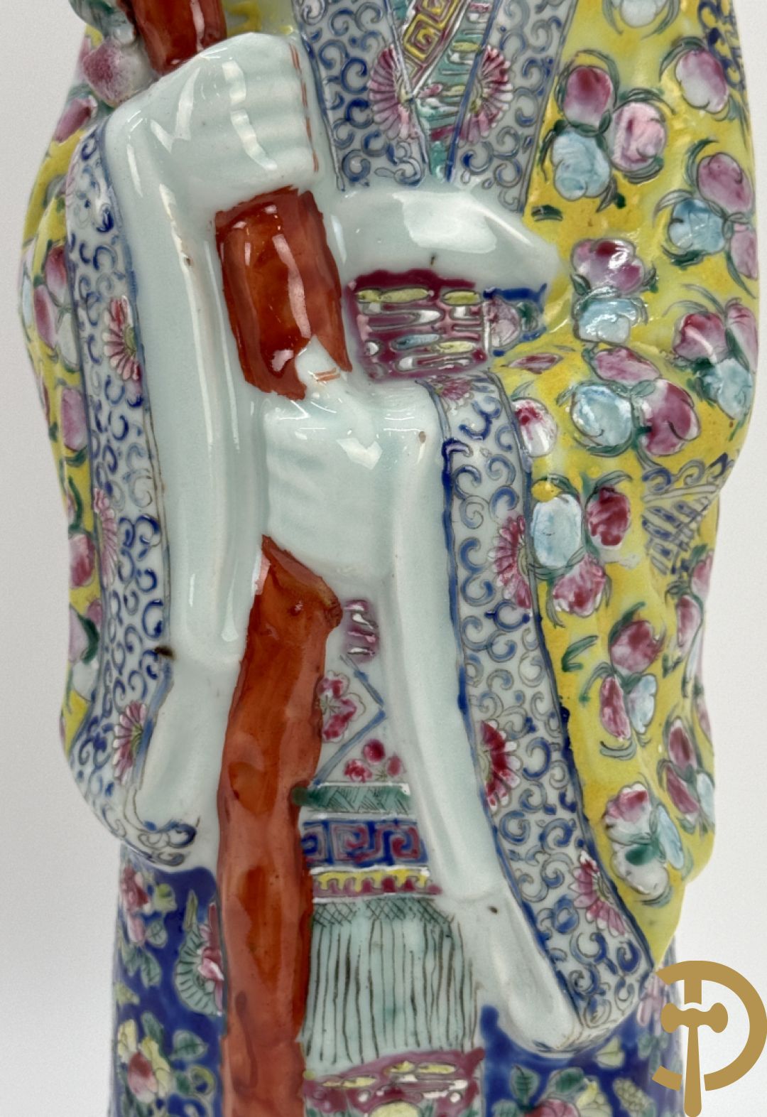 Chinese porseleinen handgekleurde wijsgeer