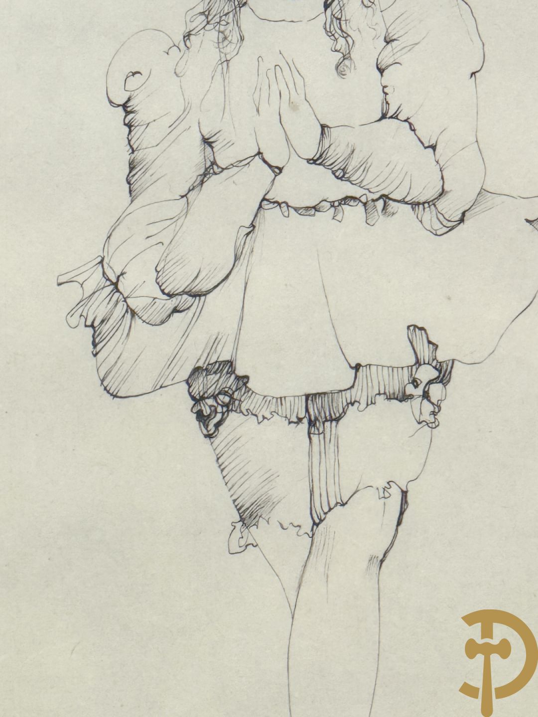 FINI Leonor getekend - Reeks van 4 gravures met meisjes - 2/75