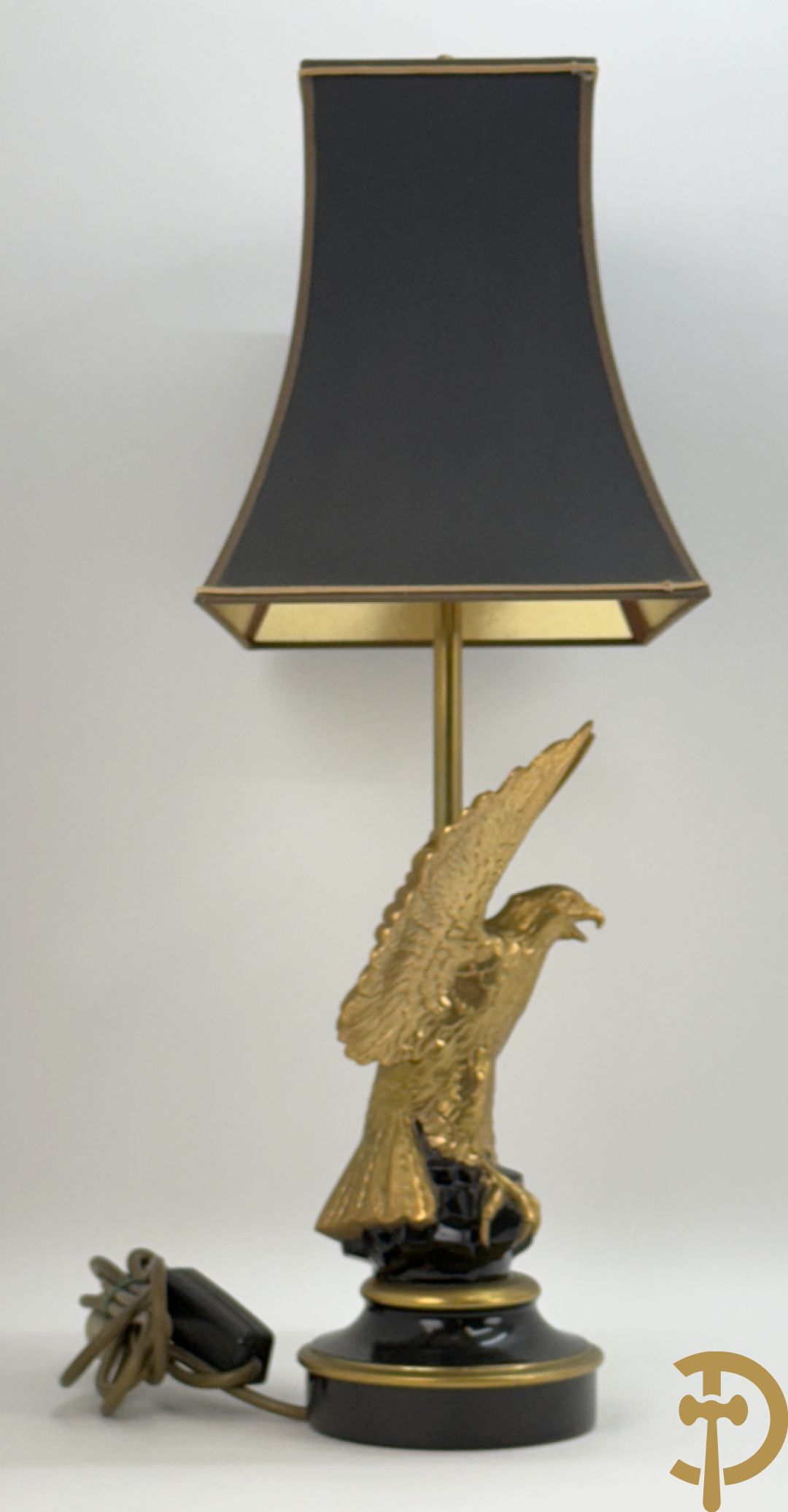 Vintage lampadaire met adelaar, Deknudt