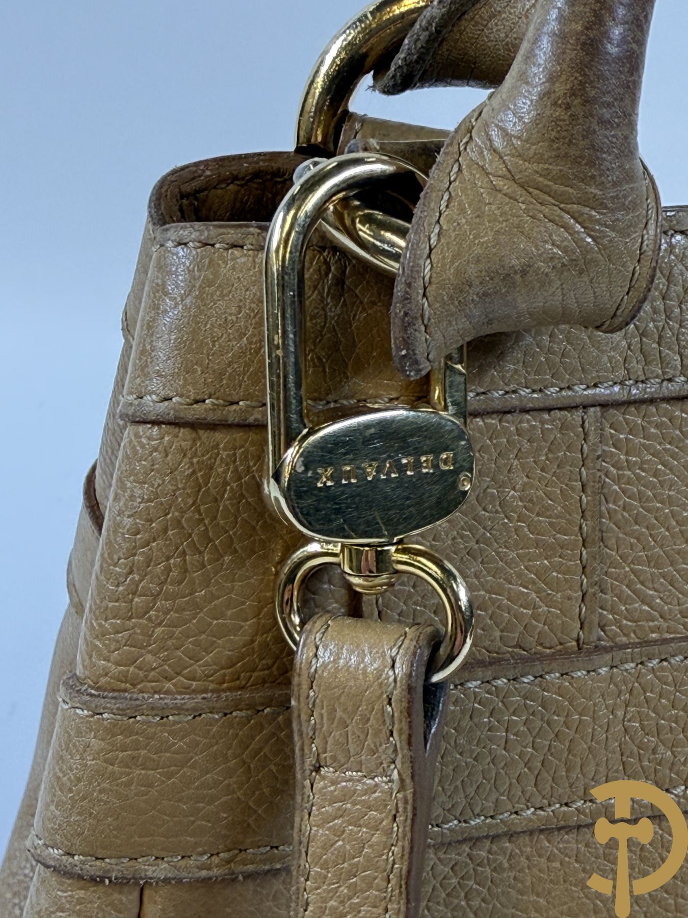 Lederen handtas Delvaux