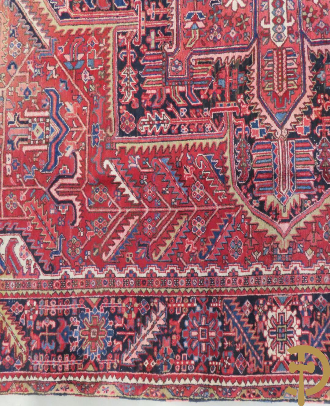 Oosters handgeknoopt tapijt Heriz